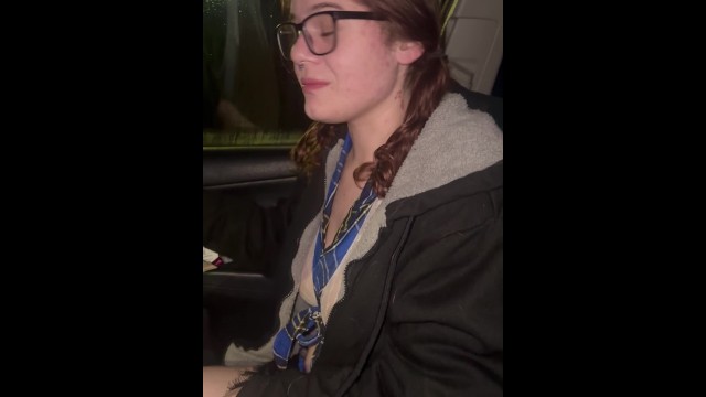 Trucker's Bet: Slutty Whore Gets Caught at the Stop