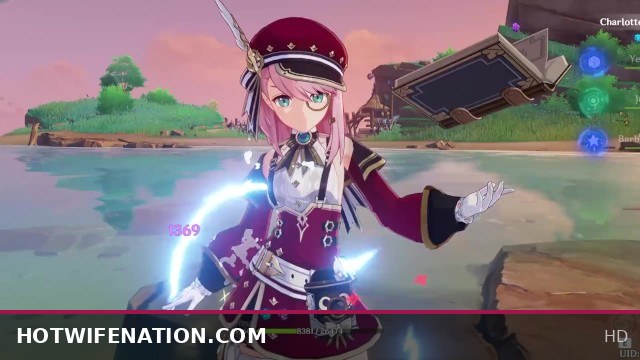 Charlotte Ryona's Genshin Impact Fantasy: English/Japanese Ragdoll