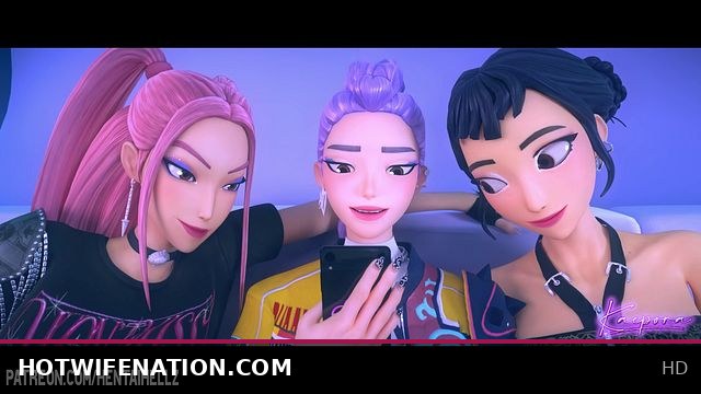 Threesome with 3 Stunning Futa Performers from KDH