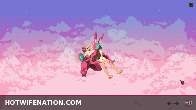 Pink Bunny Guy in Cloud Meadow Gets Dominated with Strapon by Main Character