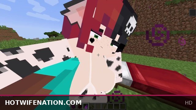Sexy Ellie in Cow Cosplay Plays XhatiHentai Gameplay
