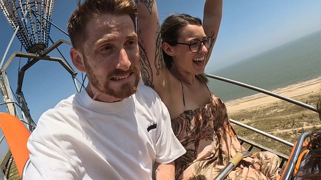 Funfair Tits Exposed: Accidental Ride Nip Slip