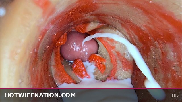 Filmed Inside Her Pussy: Huge Sperm Load Ejaculation ASMR