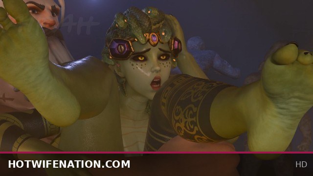Reinhardt Nails Local Snake Girl Widowmaker in Hardcore Overwatch Action