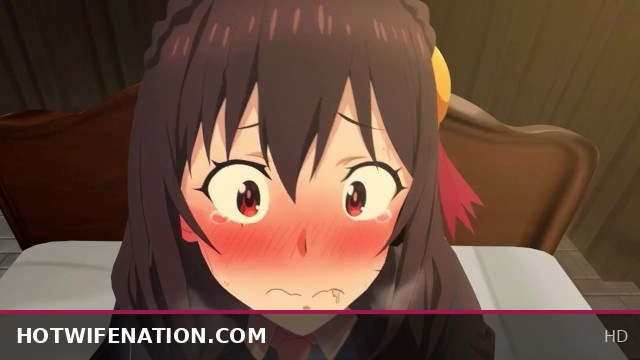 Yunyun 3D Hentai Anime from Konosuba - Hot Ecchi Adult Animation