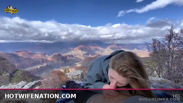 Epic Cliffside Fuck with a Big Booty Blonde Amateur – Horny Hiking POV with Molly Pills