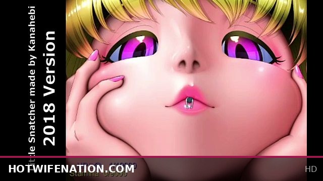 Tiny woman in pink dress plays giantess game with her man.