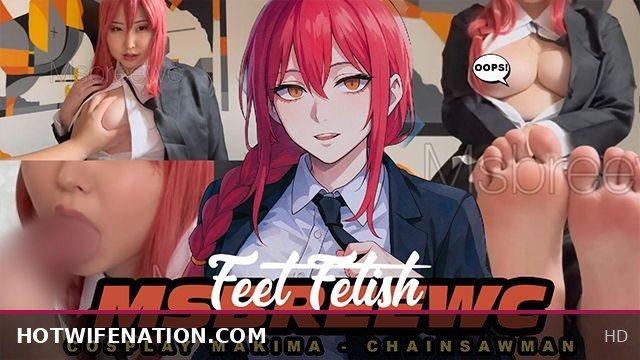 FEET FETISH (COSPLAY MAKIMA - CHAINSAW MAN)
