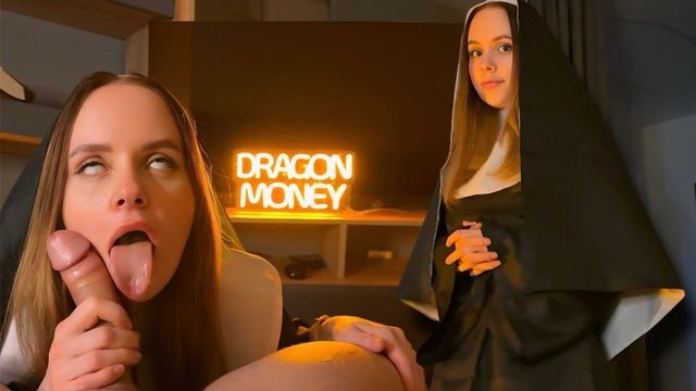 Sinful Nun Confesses by Pleasuring with Her Mouth in Steamy Adult Service Session