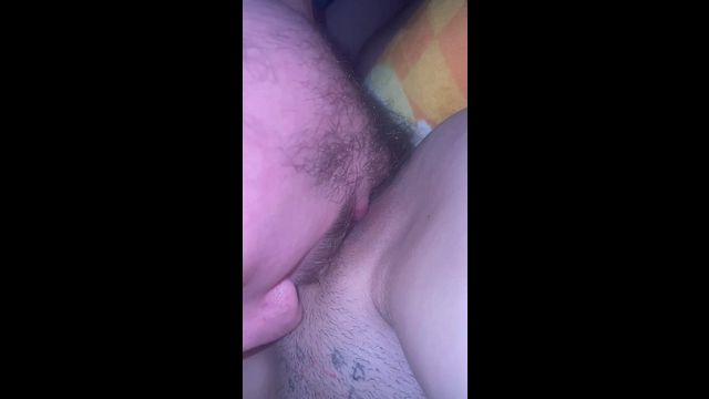 Tasting my wife's best friend's sweet pussy.