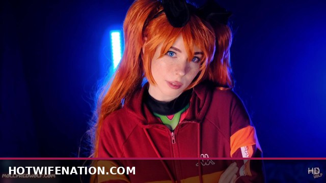 Sloppy Blowjob and Pussy Creampie. Evangelion Asuka Langley - MollyRedWolf